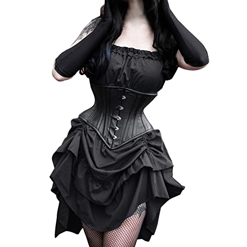 Neko Maid Dirndl Mit Bluse Trachtenmieder Damen Partner Cosplay Halloween Kostüm Mittelalter Damen Schulmädchen Kostüm Damen Maid Kleider von Trailrest