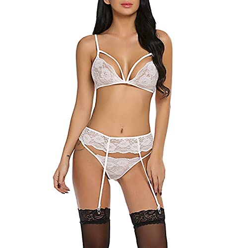 Trailrest Reizwäsche Für Sex Damen Offener Schritt Sexy Dessous Damen Für Sexy Set Strapse Bauchweg Unterwäsche Damen Pyjamas Frottee Schlafanzug Damen Weinachtsgeschenke Postpartum Underwear von Trailrest