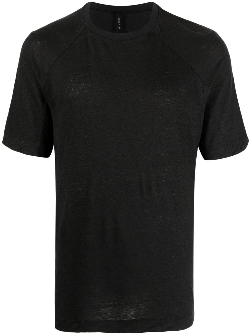 Transit Meliertes T-Shirt - Schwarz von Transit