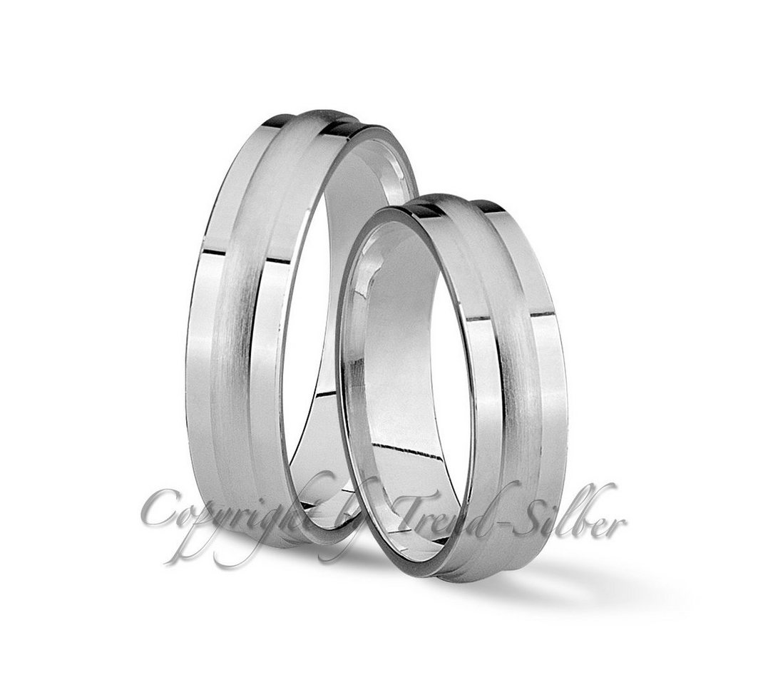 Trauringe123 Trauring Hochzeitsringe Verlobungsringe Trauringe Eheringe Partnerringe aus 925er Silber mit Stein, J59 von Trauringe123