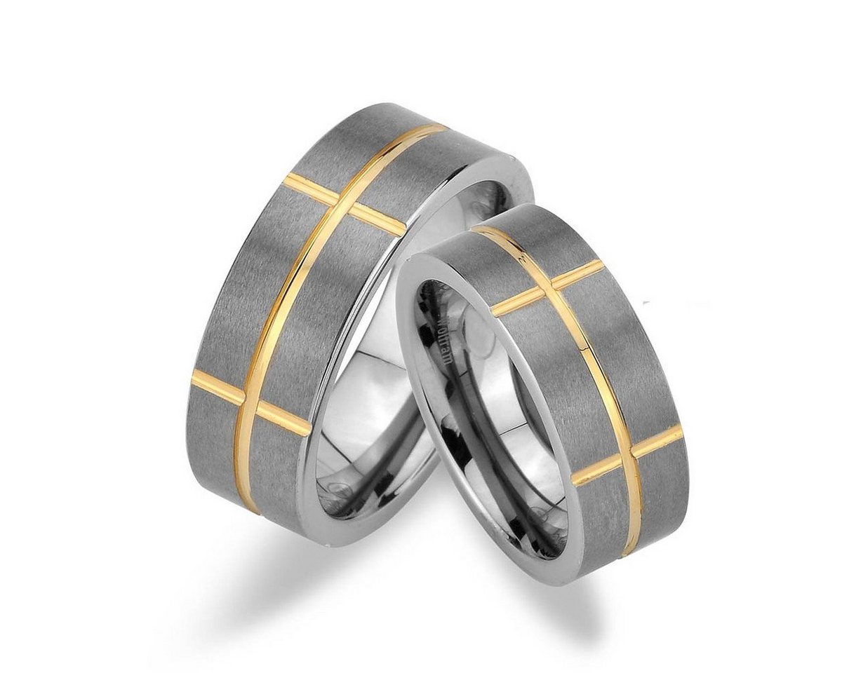 Trauringe123 Trauring WOLFRAM TRAURINGE,RINGE mit IP GOLD Platierung Hochzeitsringe Verlobungsringe Trauringe Eheringe Partnerringe - JW25 von Trauringe123