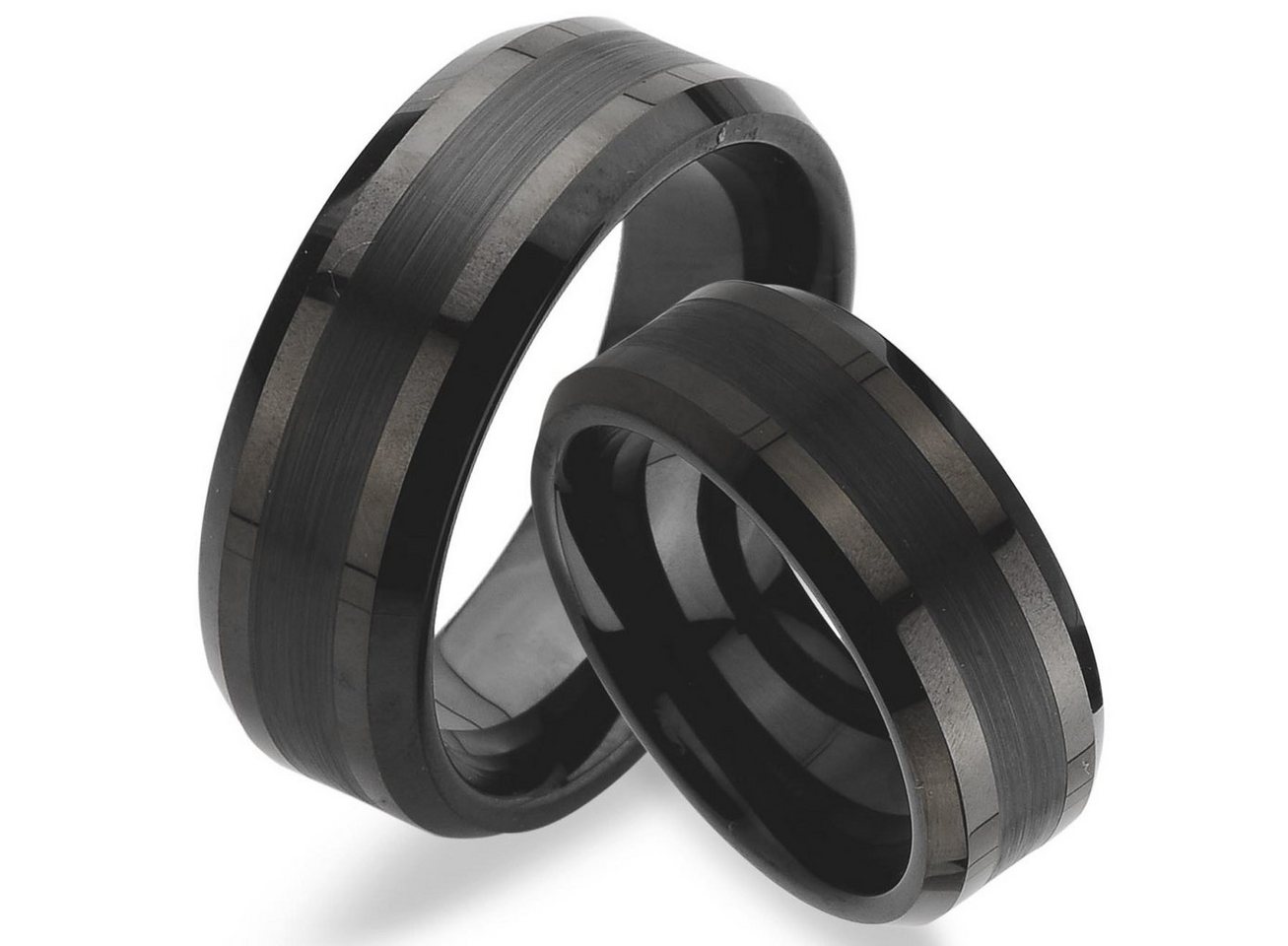 Trauringe123 Trauring WOLFRAM TUNGSTEN RINGE, Hochzeitsringe Verlobungsringe Trauringe Eheringe Partnerringe TRAURINGE BLACK , JW13 von Trauringe123