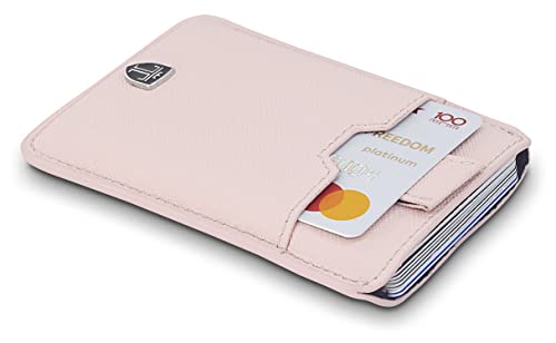 TRAVANDO Slim Portemonnaie Dallas - bis zu 12 Karten - TÜV geprüft - RFID Schutz - Kleiner Geldbeutel - Kartenetui - Kreditkartenetui - Zugband - Geschenk für Männer - Designed in Germany (Rosa) TRAVANDO Slim Portemonnaie Dallas - bis zu 12 Karten - TÜV geprüft - RFID Schutz - Kleiner Geldbeutel - Kartenetui - Kreditkartenetui - Zugband - Geschenk für Männer - Designed in Germany (Rosa) von TRAVANDO