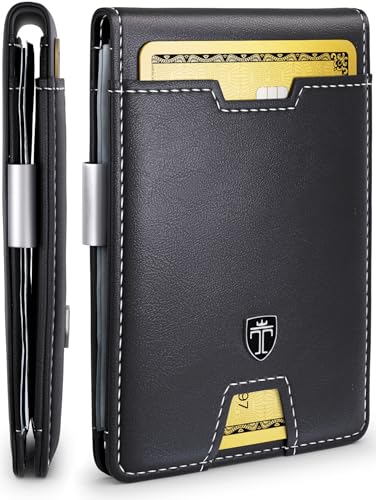TRAVANDO Geldbörse mit Geldklammer New York - Bekannt aus GQ Men of The Year Edition 2018 - Slim Design - TÜV geprüft - 8 Kartenfächer - Carbon-Optik - RFID Schutz - Geschenk - Designed in Germany TRAVANDO Geldbörse mit Geldklammer New York - Bekannt aus GQ Men of The Year Edition 2018 - Slim Design - TÜV geprüft - 8 Kartenfächer - Carbon-Optik - RFID Schutz - Geschenk - Designed in Germany von TRAVANDO