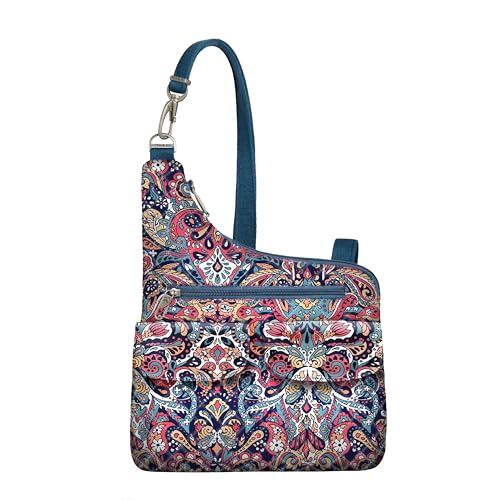 Travelon Unisex Anti-Theft Classic Bag Cross-Body, Summer Paisley von Travelon