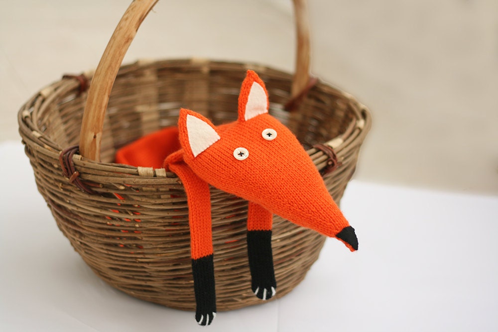 Kinder Fox Schal - Fuchs Gestrickte Kind Frau Stricken von TreMelarance