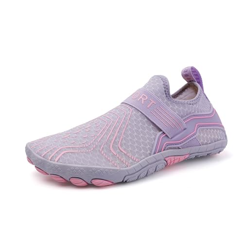 Treer Damen Barfussschuhe Dauerhaft Damen Badeschuhe Strandschuhe Damen Segelschuhe Wasserschuhe Barfusslaufschuhe Regnerische Jahreszeit Strömen Zehenschuhe von Treer