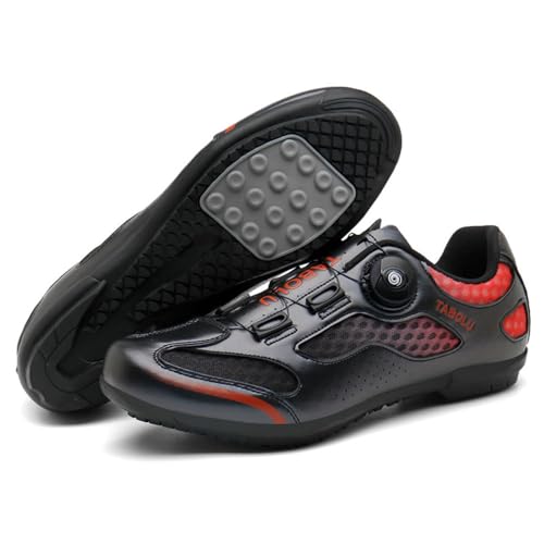 Treer Fahrradschuhe Herren Damen Rennradschuhe Schuhe Rennrad Schuhe Mountain Road Bikes Schuh Kompatibel Outdoor Radschuhe Fahrrad Indoor Spin 42 EU - Kein Schloss von Treer