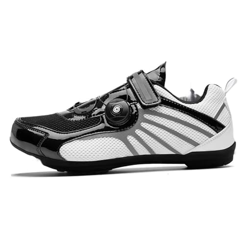 Treer Fahrradschuhe Herren Damen Rennradschuhe Silikon-Sohlen Schuhe Rennrad Schuhe Mountain & Road Bikes Schuh Kompatibel Outdoor Radschuhe Fahrrad Indoor Spin 36 EU - 47 EU von Treer