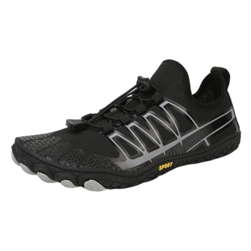Treer Herren Damen Barfussschuhe, Herren Strandschuhe Badeschuhe rutschfeste Segelschuhe für Paare, Wasserschuhe Barfusslaufschuhe Sommer Zehenschuhe für Surfen Treer Herren Damen Barfussschuhe, Herren Strandschuhe Badeschuhe rutschfeste Segelschuhe für Paare, Wasserschuhe Barfusslaufschuhe Sommer Zehenschuhe für Surfen von Treer