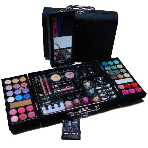 Super Teenager Kosmetik Make-up Kunstleder Beautycase SCHMINKKOFFER by cosmelux 63 teilig (e797) von casuelle