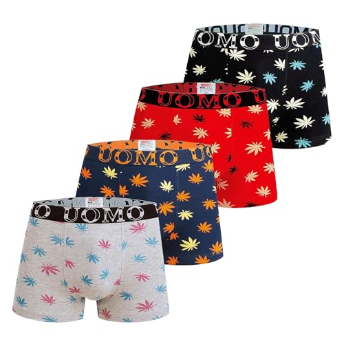 Trendy Boy Boxershorts Jungen Baumwolle Boxershorts Kinder Unterhose Unterwäsche 8-16 Jahre 4er Pack Mehrfarbiges Set Ultra Weich (1687, 14-16 Years) von Trendy Boy