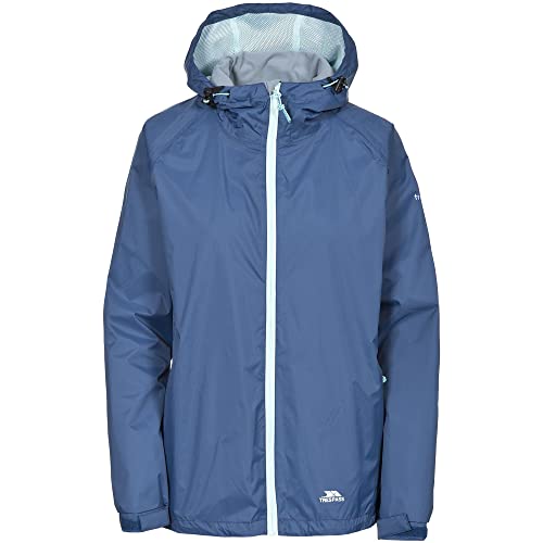 Trespass Damen Regenjacke Tayah II wasserdicht, mit Kapuze (S) (Marineblau) von Trespass