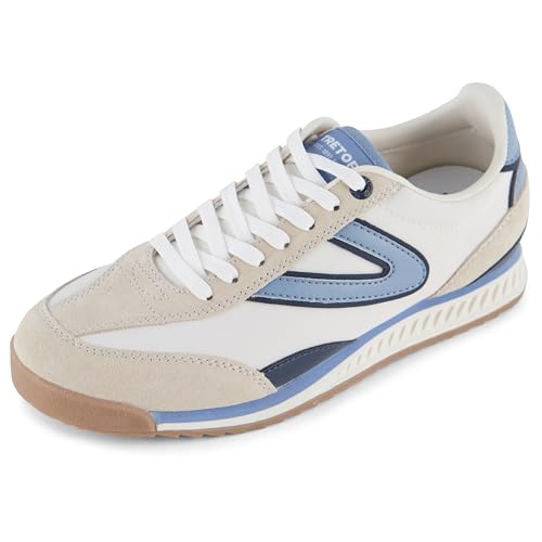 TRETORN Damen Rawlins Elite Sneaker, Weiß/Blau, 39 EU von Tretorn