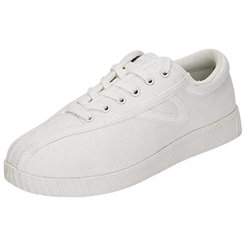 TRETORN Nylite Canvas Sneaker für Herren, Weiß/Weiß, 42 EU von Tretorn