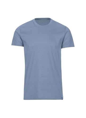 TRIGEMA Herren 637201 T-Shirt, Pearl-Blue, XL von Trigema