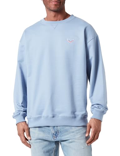 TRIGEMA Herren 674550124 Sweatshirt, Perlblau, L von Trigema