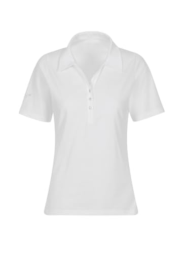 Trigema Damen 537611 Poloshirt, Weiß (Weiss 001), Large von Trigema