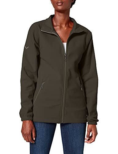 Trigema Damen 555104 Jacke, Grün (Khaki 155, 3XL von Trigema