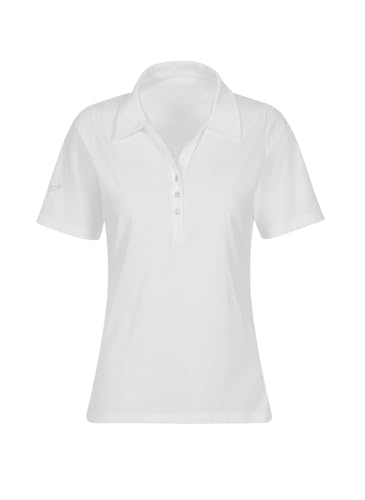 Trigema Damen 537611 Poloshirt, Weiß (Weiss 001), Medium von Trigema