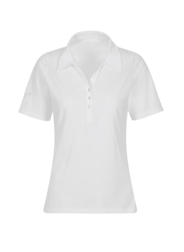 Trigema Damen Poloshirt aus Baumwolle mit Swarovski® Kristallen von Trigema