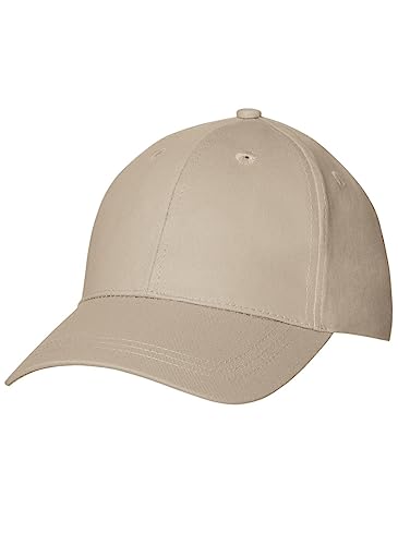 Trigema Herren 6000051 Baseball Cap, Beige (Sand 125), One Size (Herstellergröße: 900) von Trigema