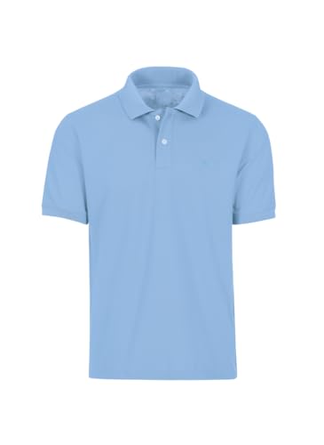 Trigema Herren 627601 Poloshirt, Blau (Horizont), L von Trigema