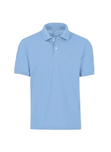 Trigema Herren 627601 Poloshirt, Blau (Horizont), L von Trigema