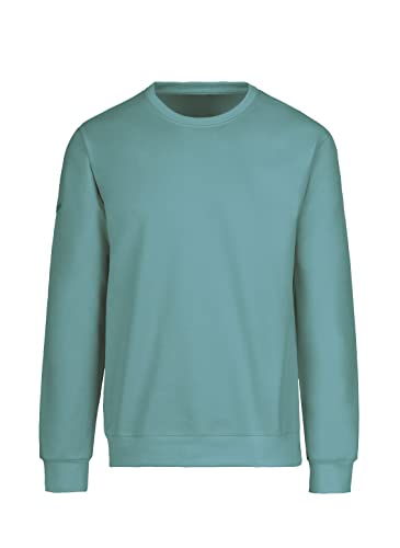 Trigema Herren 674501 Sweatshirt, seegras, M von Trigema