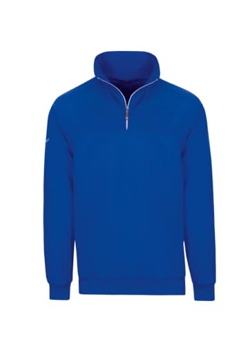 Trigema Herren 674801 Sweatshirt, Blau (royal 049), XX-Large (Herstellergröße: XXL) von Trigema