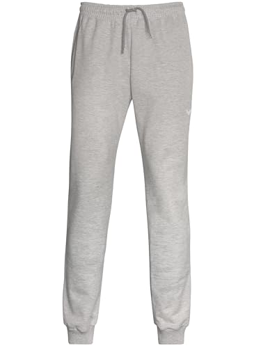 Trigema Herren 675096 - Jogginghose Sporthose, Grau (Hellgrau-melange 110), M EU von Trigema