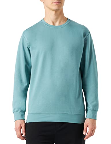 Trigema Herren 679501 Sweatshirt, seegras, S von Trigema