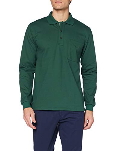 Trigema Herren Langarm Poloshirt aus Baumwolle von Trigema