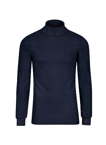 Trigema Herren 685010 Langarmshirt, Blau (Navy), L EU von Trigema