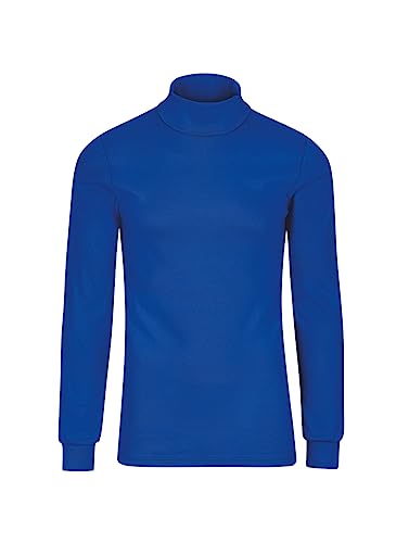 Trigema Herren Sportrollkragenpullover 685010 , Blau (royal), Small von Trigema