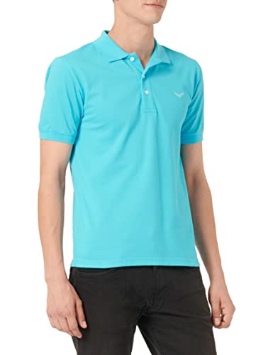 Trigema Herren 621601 Poloshirt, Azur, XL von Trigema