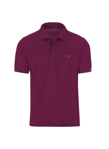 Trigema Herren 627601 Poloshirt, Rot (Sangria 089), XL von Trigema