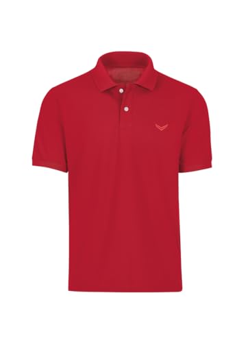 Trigema Herren 627601 Poloshirt, Rot (kirsch), 2XL von Trigema