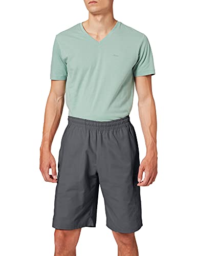 Trigema Herren 615095 Sportshorts, Grau (anthrazit 018), 64 (Herstellergröße: XXXL) von Trigema