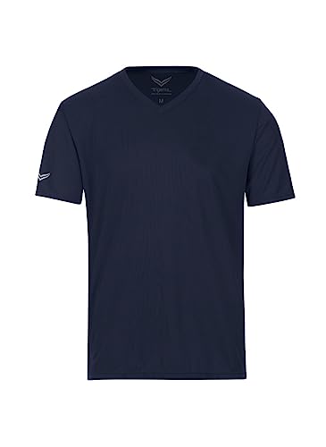 Trigema Herren 644203 T-Shirt, Blau (Navy 046), Medium von Trigema