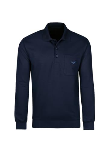 Trigema Herren 674602 Sweatshirt, Blau (Navy 046), XXL EU von Trigema