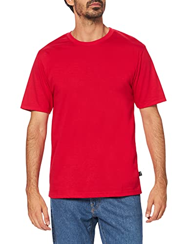 Trigema Herren T-Shirt 636202, Gr. Large, Rot (kirsch 036) von Trigema