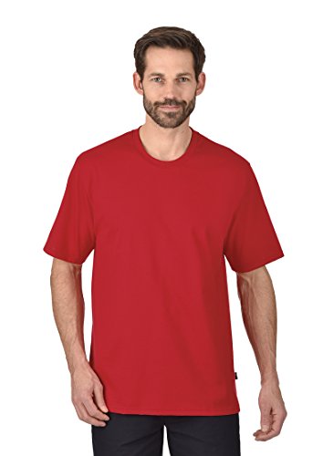 Trigema Herren T-Shirt 636202, XXX-Large, Rot (kirsch 036) von Trigema