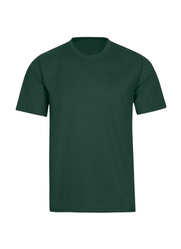 Trigema Herren T-Shirt aus Baumwolle 637202, Tanne, 4XL von Trigema