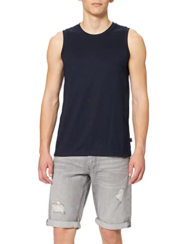 Trigema Herren 636404 Top, Blau (Navy 046), Large von Trigema