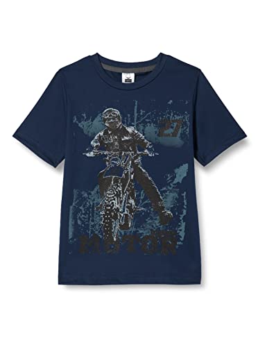 Trigema Jungen 336223222 T-Shirt, Night-Blue, 164 EU von Trigema