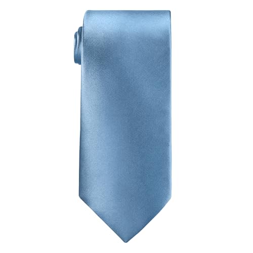 Trimming Shop Krawatte Weiches Polyester für Formelle Kleidung, Hochzeit, Ball, Celebration, Partys, Unisex Klassisches Design - Himmelblau, 5cm Breite Trimming Shop Krawatte Weiches Polyester für Formelle Kleidung, Hochzeit, Ball, Celebration, Partys, Unisex Klassisches Design - Himmelblau, 5cm Breite von Trimming Shop