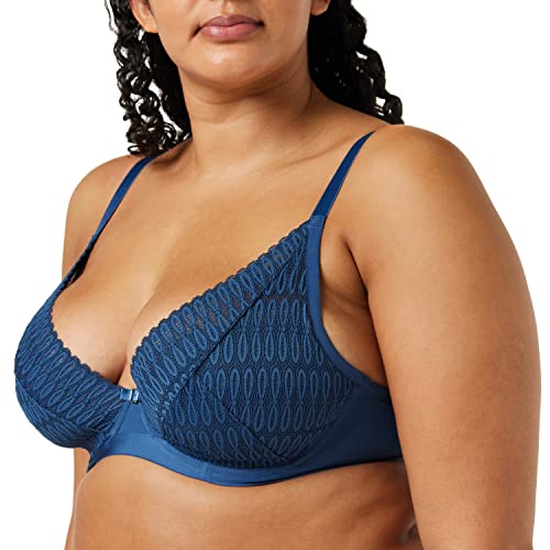 Triumph Damen Aura Spotlight WP'' Schalen BH mit Bügel, Smoky Blue, 85D von Triumph