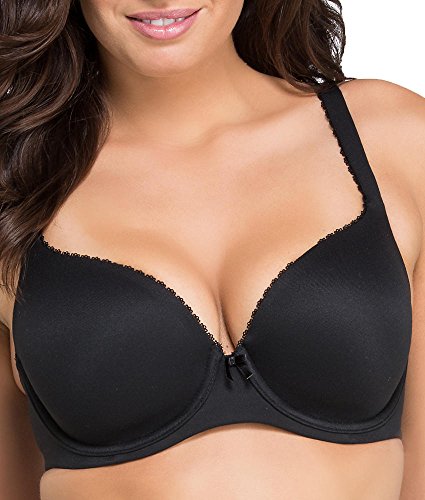 Triumph Damen Perfectly Soft Bra T-Shirt-BH, schwarz, 85F von Triumph