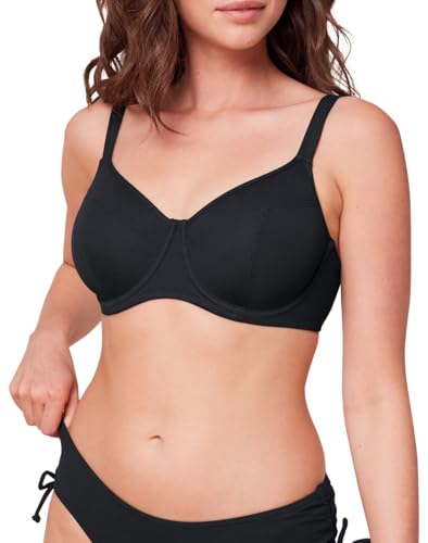 Triumph Damen Summer Glow W 01 Sd Bikini Top, Schwarz, 38 / E EU von Triumph